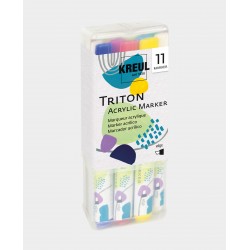 Set de 11 crayons acryliques Kreul Triton