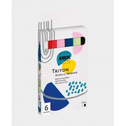 6er Set Triton Acrylstifte Medium